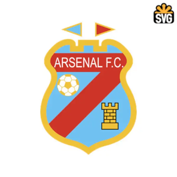 Arsenal Logo SVG Digital Download, Arsenal v2 Logo SVG Vector Download File