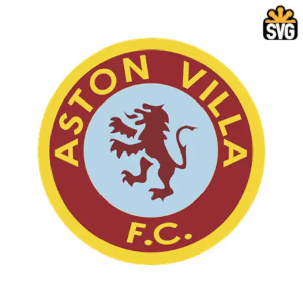 Aston Villa FC Logo SVG Digital Download, Aston Villa FC Logo SVG Vector Download File