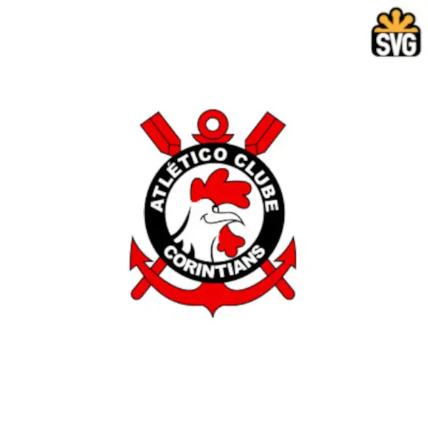 Atlético Clube Corintians Logo SVG Digital Download, Atlético Clube Corintians Logo SVG Vector Download File
