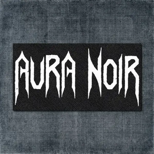 Aura Noir Back Patch, Aura Noir Logo Black Big Back Patch