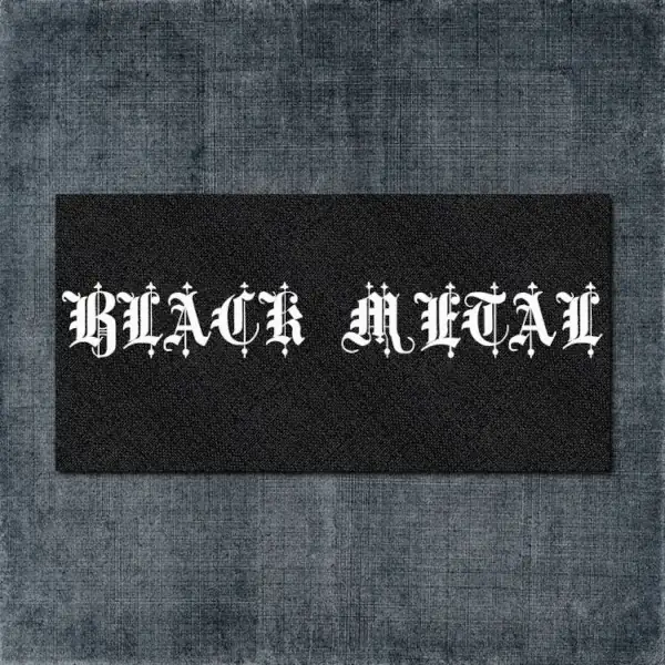 Black Metal Back Patch, Black Metal Big Back Patch