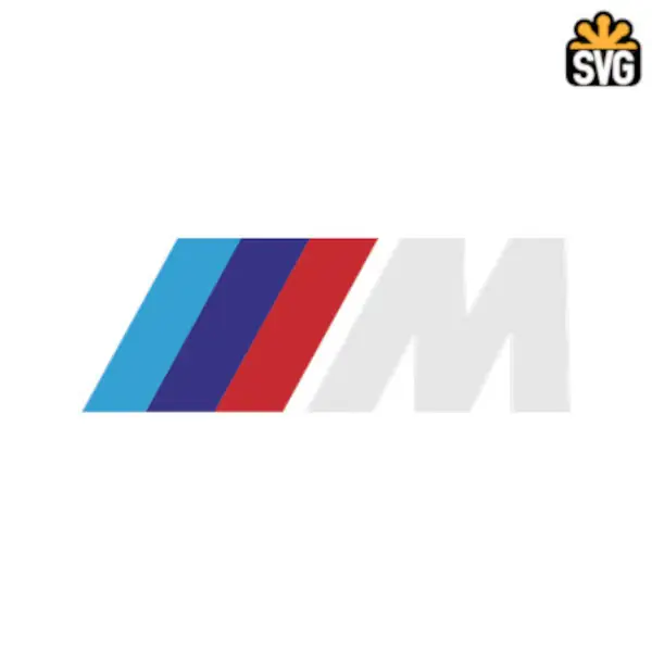 BMW M Series Logo SVG Digital Download, BMW M Series Logo SVG Vector Download File