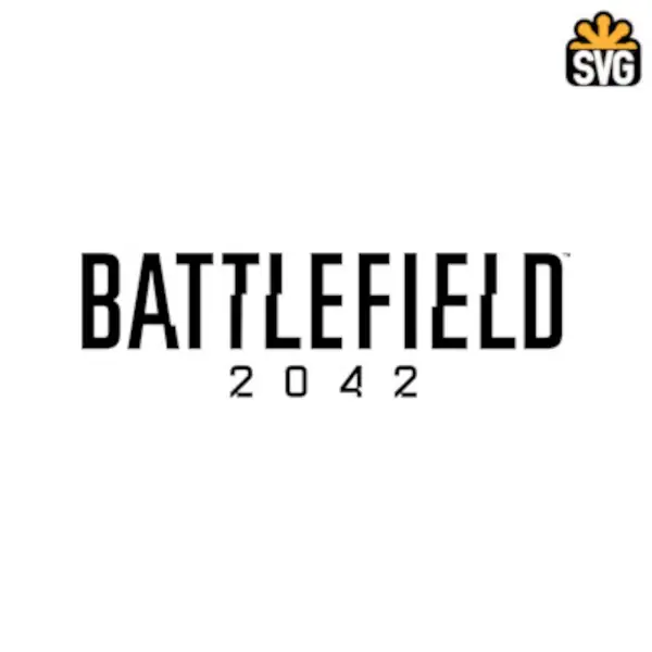 Battlefield 2042 Logo SVG Digital Download, Battlefield 2042 Logo SVG Vector Download File