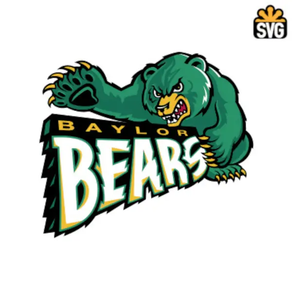 Baylor Bears Logo SVG Digital Download, Baylor Bears v2 Logo SVG Vector Download File