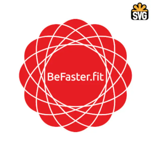 BeFaster.fit Logo SVG Digital Download, BeFaster.fit Logo SVG Vector Download File