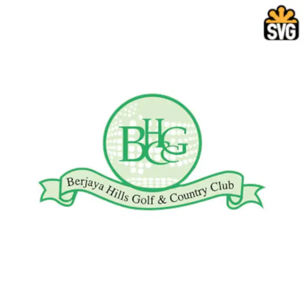 Berjaya Hills Golf & Country Club Logo SVG Digital Download, Berjaya Hills Golf & Country Club Logo SVG Vector Download File