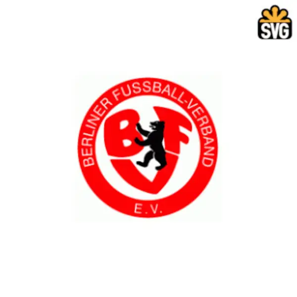 Berliner Fussball-Verband Logo SVG Digital Download, Berliner Fussball-Verband Logo SVG Vector Download File