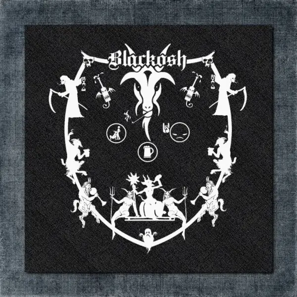 Blackosh Back Patch, Blackosh - Whores, Booze & Black Metal Big Back Patch