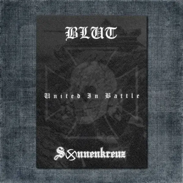 Blut Back Patch, Blut - Sonnenkreuz United in Battle Big Back Patch