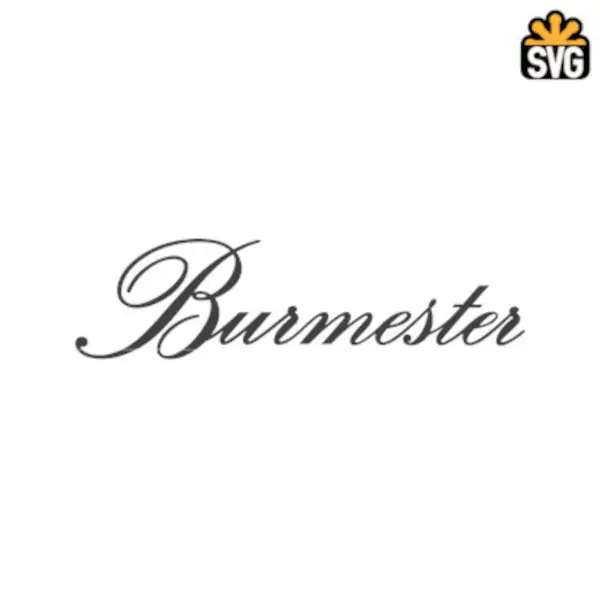 Burmester Audiosysteme Logo SVG Digital Download, Burmester Audiosysteme Logo SVG Vector Download File