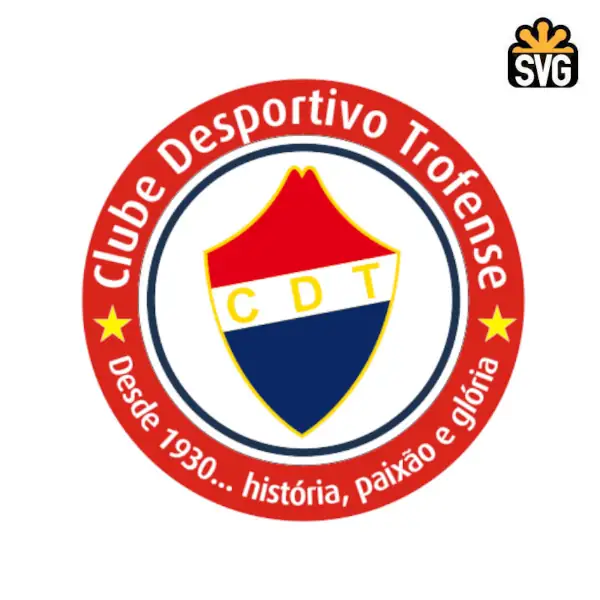 CDT Clube Desportivo Trofense Logo SVG Vector Download File