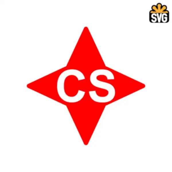 CS Logo SVG Digital Download, CS Logo SVG Vector Download File