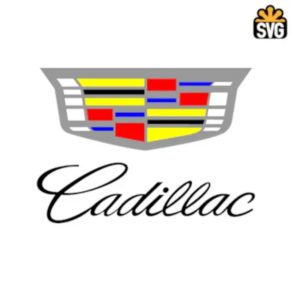 Cadillac Logo SVG Digital Download, Cadillac Logo SVG Vector Download File