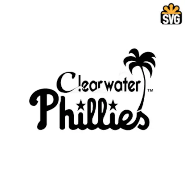 Clearwater Phillies Logo SVG Digital Download, Clearwater Phillies Logo SVG Vector Download File