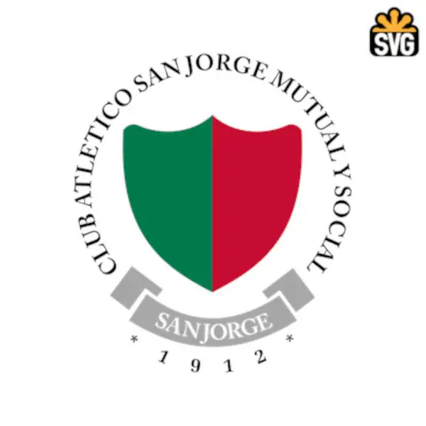 Club Atlético San Jorge Mutual y Social Logo SVG Digital Download, Club Atlético San Jorge Mutual y Social Logo SVG Vector Download File