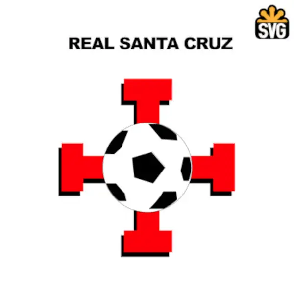 Club Real Santa Cruz Logo SVG Digital Download, Club Real Santa Cruz Logo SVG Vector Download File