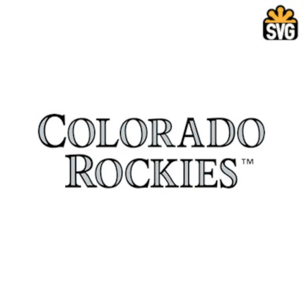 Colorado Rockies Logo SVG Digital Download, Colorado Rockies v4 Logo SVG Vector Download File