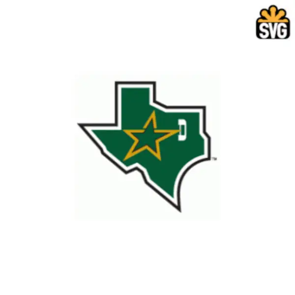 Dallas Stars Logo SVG Digital Download, Dallas Stars v2 Logo SVG Vector Download File
