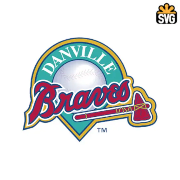 Danville Braves Logo SVG Digital Download, Danville Braves Logo SVG Vector Download File