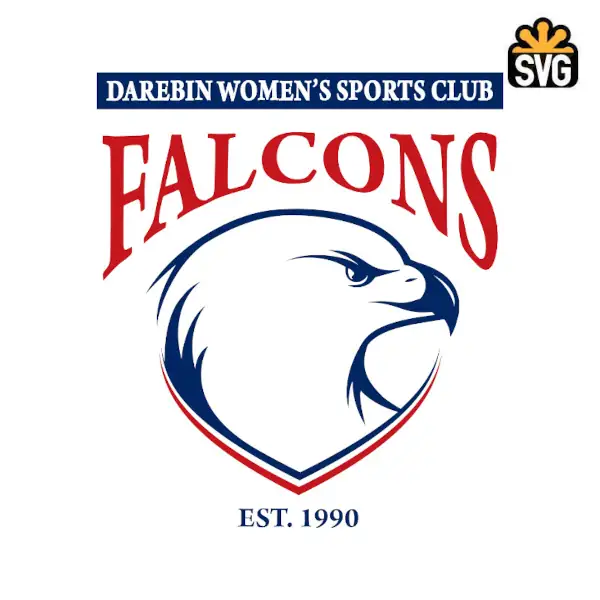 Darebin Falcons Logo SVG Vector Download File