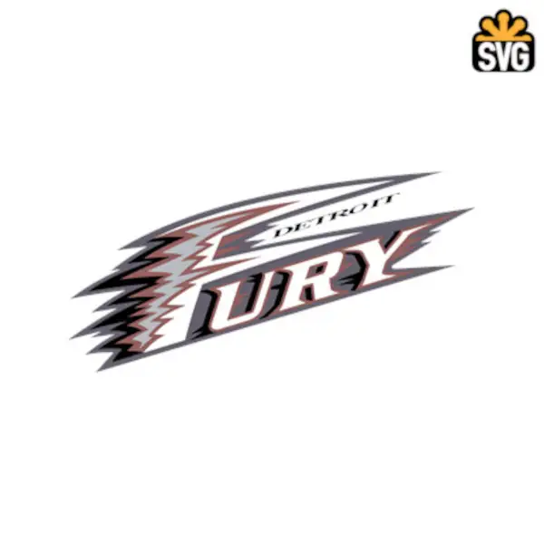 Detroit Fury Logo SVG Digital Download, Detroit Fury Logo SVG Vector Download File