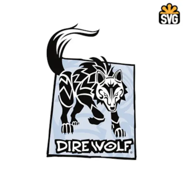 Direwolf Logo SVG Digital Download, Direwolf Logo SVG Vector Download File