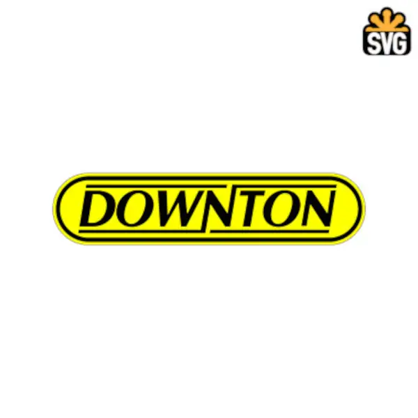 Downton Logo SVG Digital Download, Downton Logo SVG Vector Download File