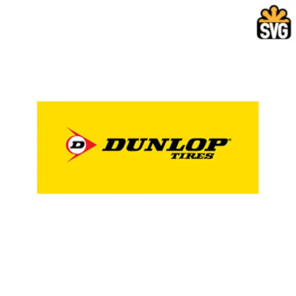 Dunlop Tires Logo SVG Digital Download, Dunlop Tires Logo SVG Vector Download File