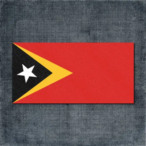East Timor Flag Back Patch, East Timor National Flag Big Back Patch