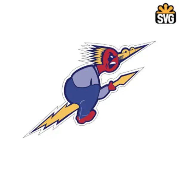 Elkhart Central High School Blue Blazers Logo SVG Digital Download, Elkhart Central High School Blue Blazers Logo SVG Vector Download File