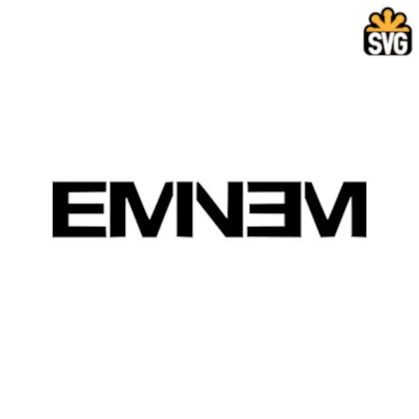 Eminem Logo SVG Digital Download, Eminem Logo SVG Vector Download File