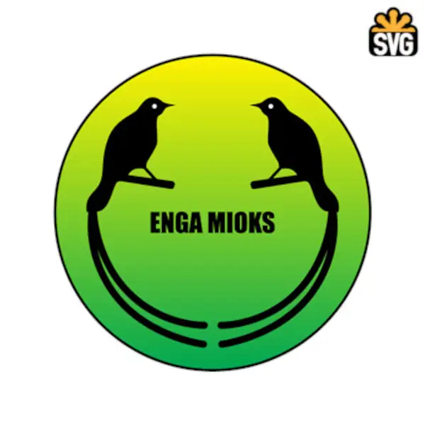 Enga Mioks Logo SVG Digital Download, Enga Mioks Logo SVG Vector Download File