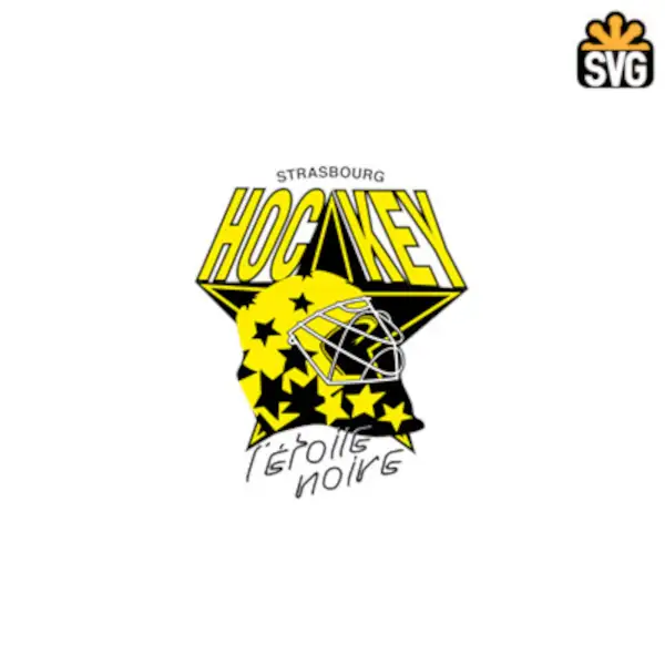 Étoile noire de Strasbourg Logo SVG Digital Download, Étoile noire de Strasbourg Logo SVG Vector Download File