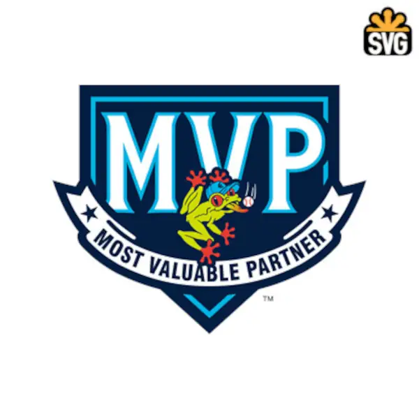Everett AquaSox MVP Club Logo SVG Digital Download, Everett AquaSox MVP Club Logo SVG Vector Download File