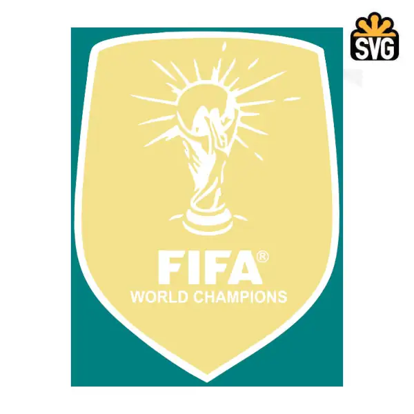 Fifa World Champions Badge 2022 SVG Vector Download File