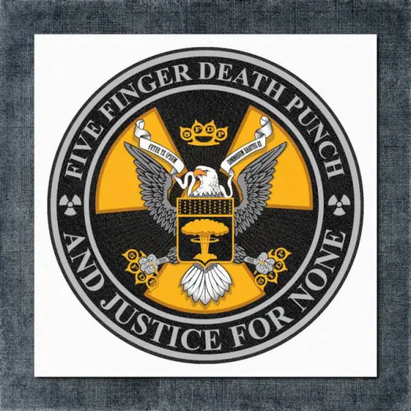 Five Finger Death Punch Back Patch, Five Finger Death Punch - 5FDP Artwork 2 Big Back Patch