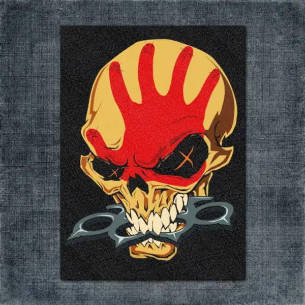 Five Finger Death Punch Back Patch, Five Finger Death Punch - 5FDP Artwork Big Back Patch