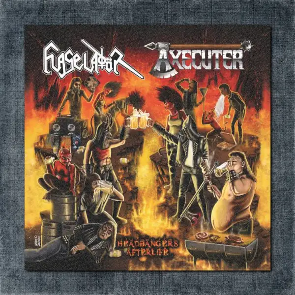 Flageladör - Axecuter Back Patch, Flageladör - Axecuter - Headbangers Afterlife Big Back Patch