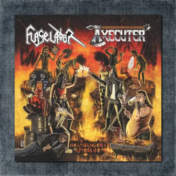 Flageladör - Axecuter Back Patch, Flageladör - Axecuter - Headbangers Afterlife Big Back Patch