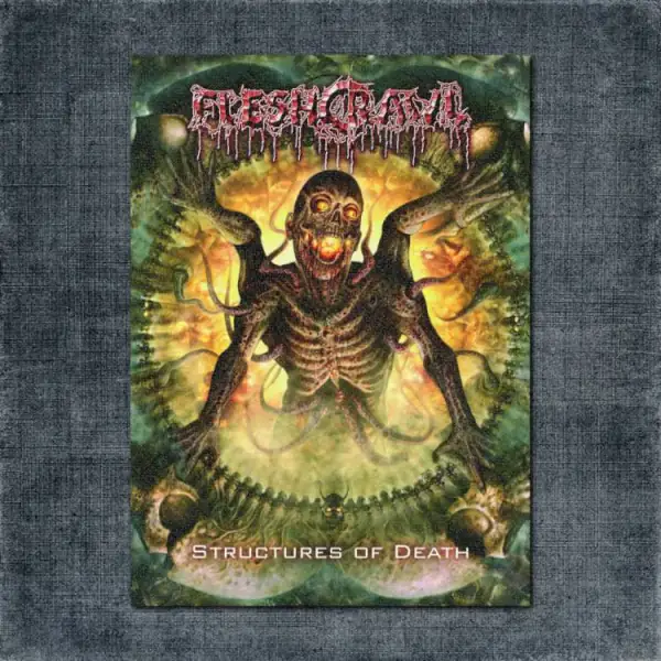 Fleshcrawl Back Patch, Fleshcrawl - Structures of Death Big Back Patch