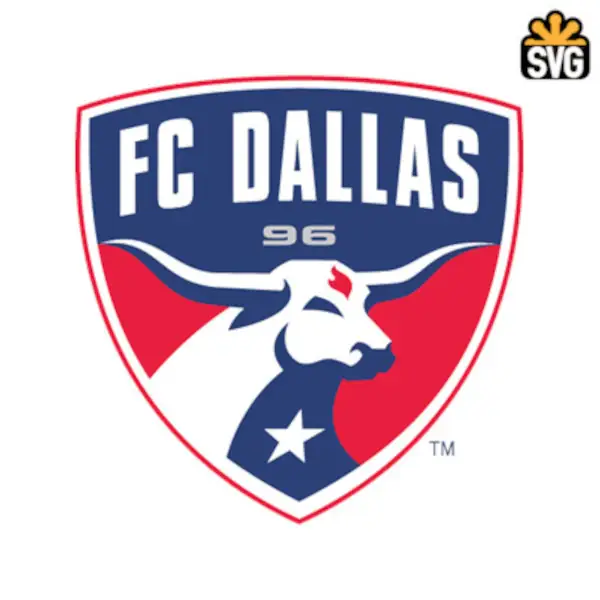 Footbal Club Dallas Logo SVG Digital Download, Footbal Club Dallas Logo SVG Vector Download File