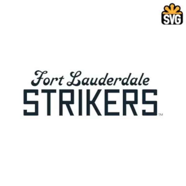 Fort Lauderdale Strikers Logo SVG Digital Download, Fort Lauderdale Strikers v2 Logo SVG Vector Download File