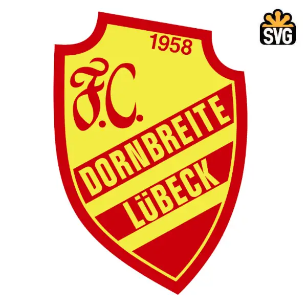 Fussball Club Dornbreite Lubeck Logo SVG Vector Download File