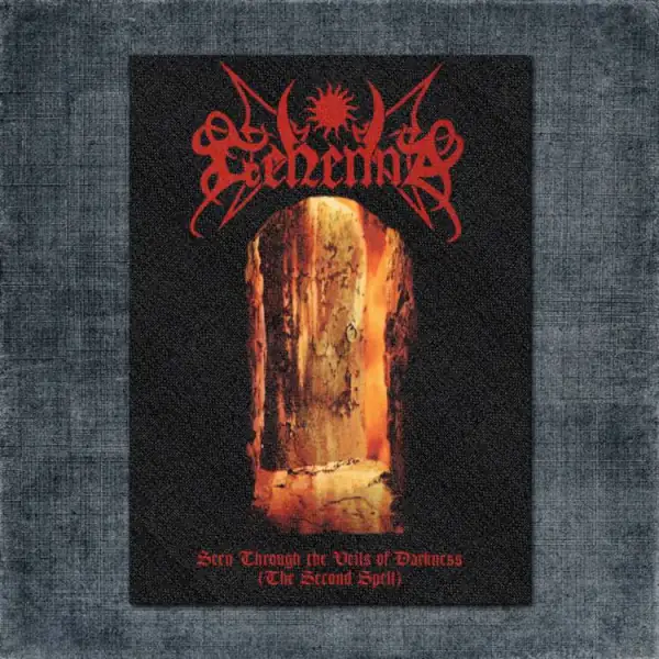 Gehenna Back Patch, Gehenna - Seen Through the Veils of Darkness Big Back Patch