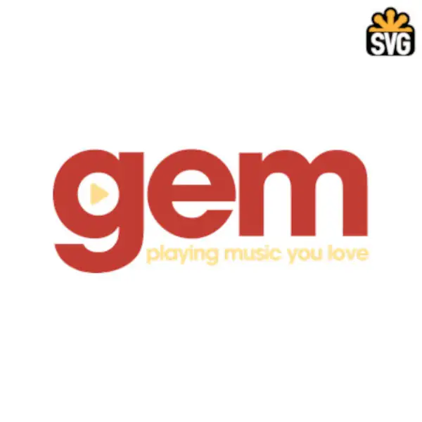 Gem 106 Logo SVG Digital Download, Gem 106 Logo SVG Vector Download File