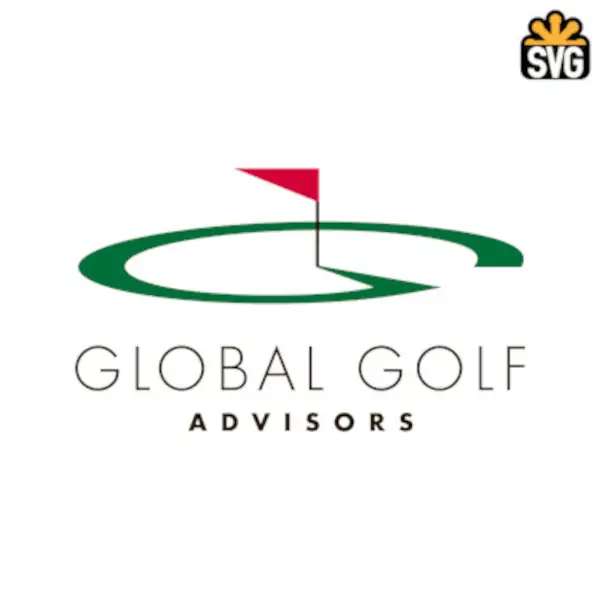 Global Golf Advisors Logo SVG Digital Download, Global Golf Advisors Logo SVG Vector Download File