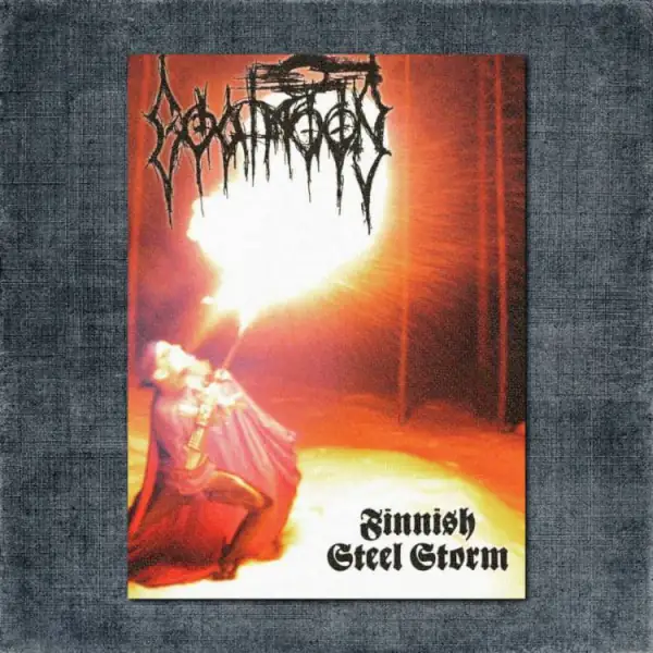 Goatmoon Back Patch, Goatmoon - Finnish Steel Storm Big Back Patch