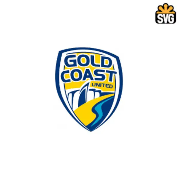 Gold Coast United FC Logo SVG Digital Download, Gold Coast United FC Logo SVG Vector Download File