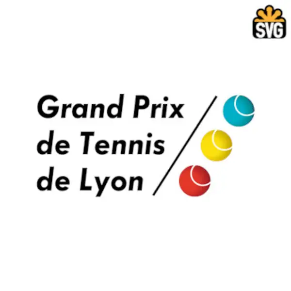 Grand Prix de Tennis de Lyon Logo SVG Digital Download, Grand Prix de Tennis de Lyon Logo SVG Vector Download File