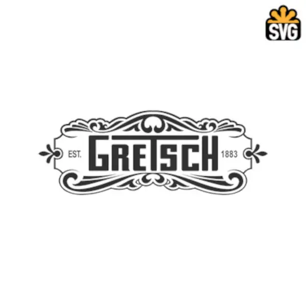 Gretsch Logo SVG Digital Download, Gretsch Logo SVG Vector Download File